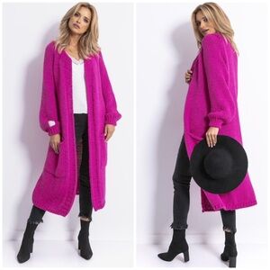LONG WOOL CARDIGAN